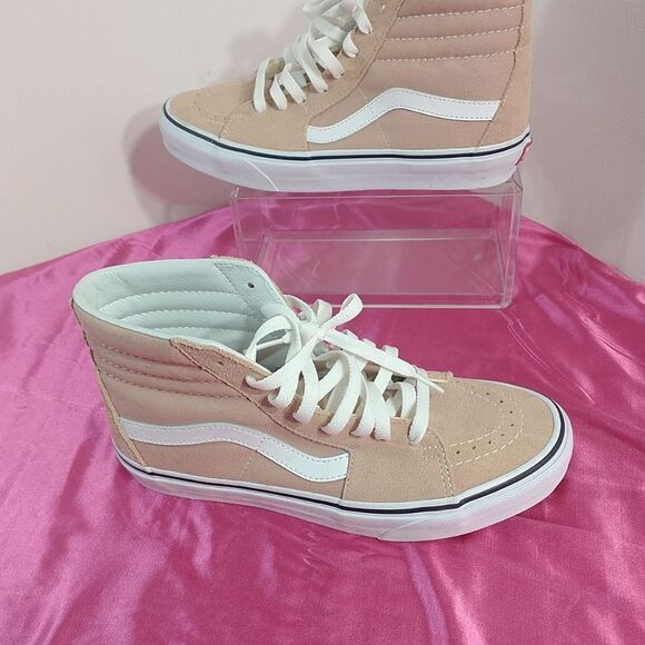Vans Men's 7/Women's 8.5 Sk8-Hi Mahogany Rose/True White . - Picture 7 of 8